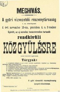 Meghívó a rendkívüli közgyűlésre