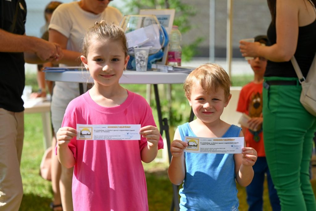 Nyertesek az állatkerti belépőjeggyel